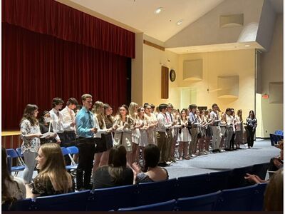 Academic Achievers Advance into the National Honor Society